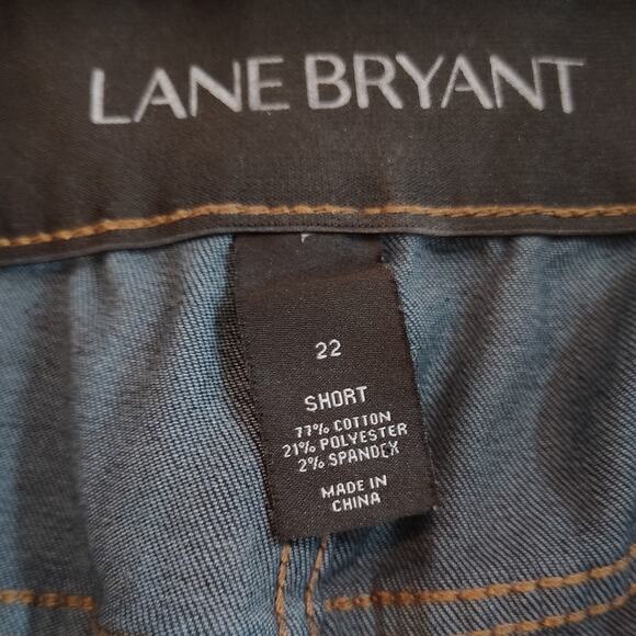 Lane Bryant Womens 22S Jeans T3 High Rise Tighter Tummy Straight Short - Picture 3 of 6